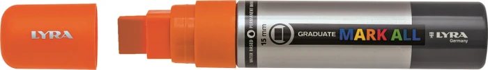 Lyra Graduate Mark All Permanentmarker 15mm orange