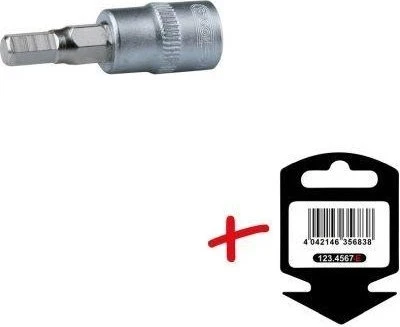 KS Tools Innensechskant Steckschlüssel 1/4", 6x37mm