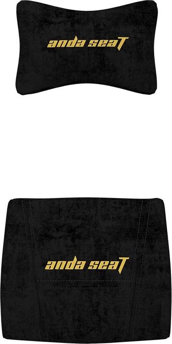 Anda Seat Phantom 3 L Gamingstuhl, Elegant Black, Kunstleder schwarz/Logo gold