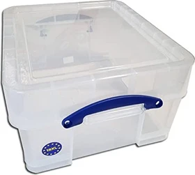 Really Useful Box Aufbewahrungsbox XL, 18l, transparent