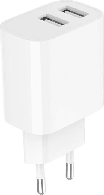 Gembird Ladegerät 2x USB-A 12W weiß