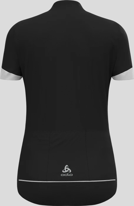 Odlo Essentials Trikot kurzarm schwarz/weiß (Damen)
