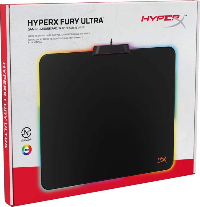 HP HyperX Fury Ultra RGB Mousepad, M