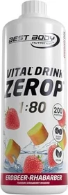 Best Body Nutrition Vital Drink Zerop Erdbeere Rhabarber 1l