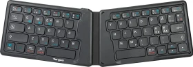 Targus Antimicrobial Folding Ergo Keyboard schwarz, Bluetooth, ND (AKF003NO)