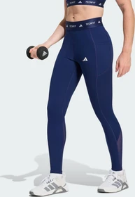 adidas TECHFIT Stash Pocket Full-Length Hose lang dark blue (Damen)