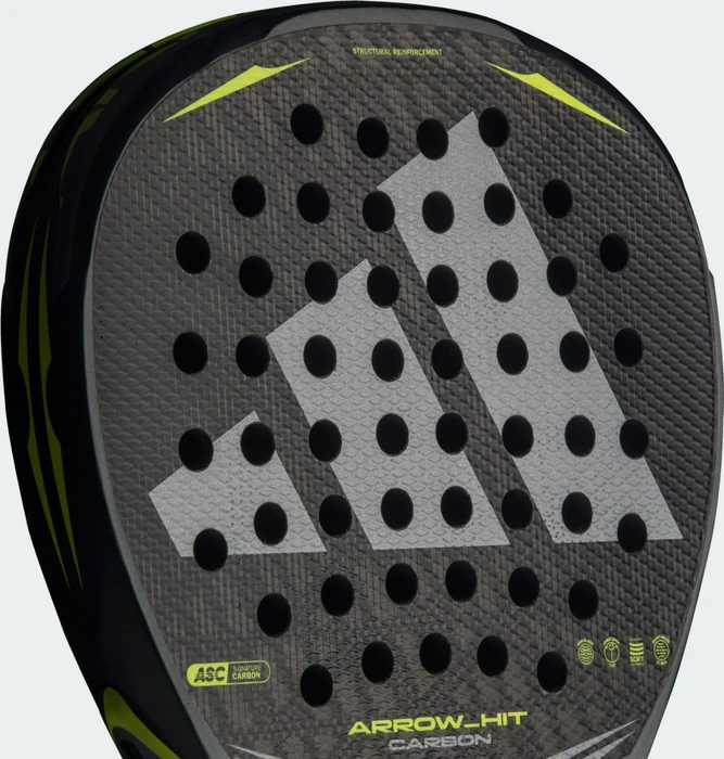 adidas Arrow Hit Carbon Padel-Tennisschläger anthracite melange/silver