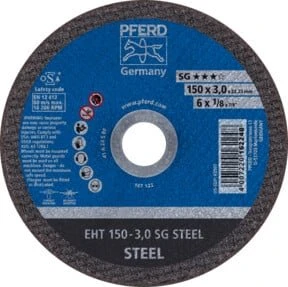 Pferd EHT 150-3.0 SG STEEL Trennscheibe, 150x3x22.23mm, 25 Stück