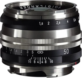 Voigtländer Nokton VM 50mm 1.5 Vintage Line asphärisch II SC für Leica M bicolor