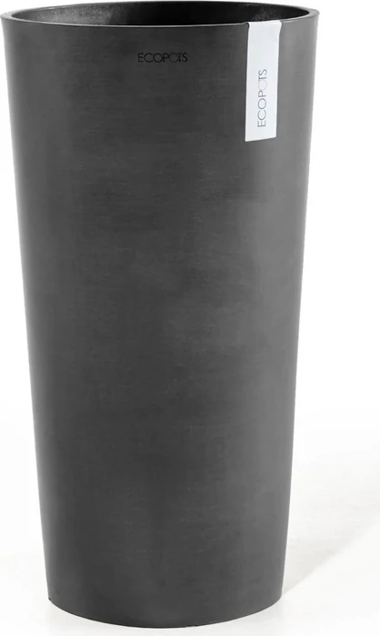 Ecopots Kunststoff-Topf Amsterdam Mid High 34cm dark grey