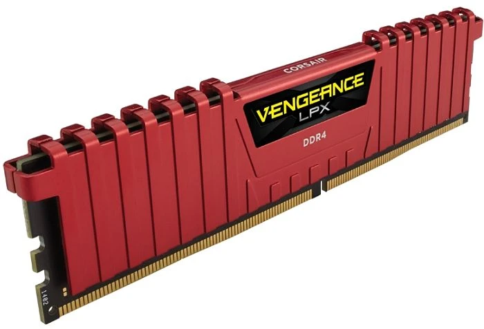 Corsair Vengeance LPX rot UDIMM 16GB Kit, DDR4-3000, CL15-17-17-35
