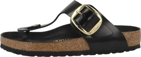 Birkenstock Gizeh Big Buckle Naturleder Lack high shine black (Damen)