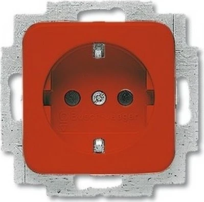 Busch-Jaeger Steckdosen-Einsatz, rot (20 EUC-217-101)