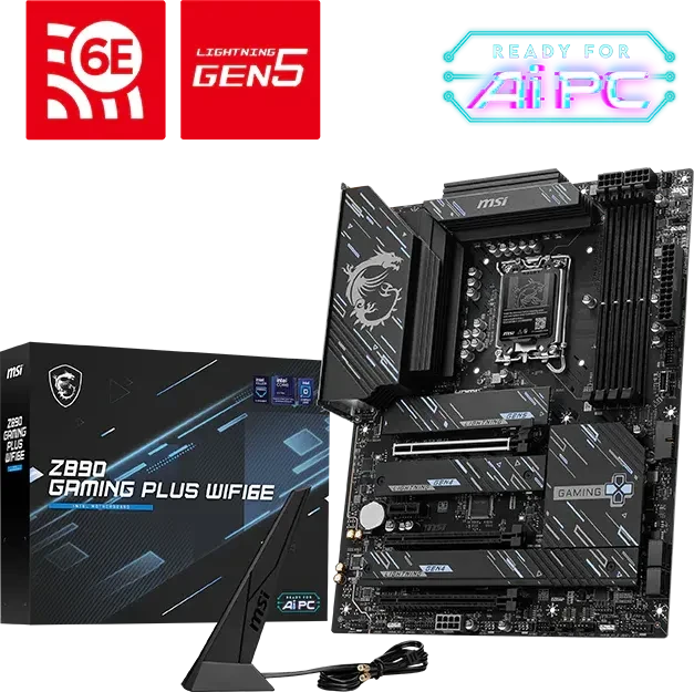 MSI Z890 GAMING Plus WIFI6E (Intel 1851)