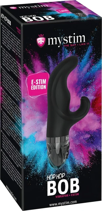 Mystim Hop Hop Bob E-Stim Vibrator black