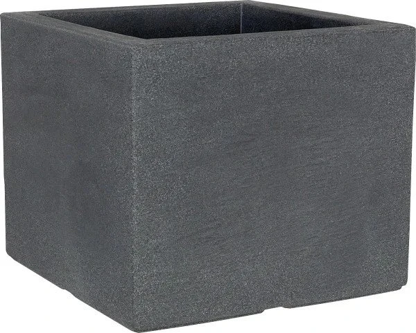 Geli Kubus Pflanztopf 40x40cm anthrazit