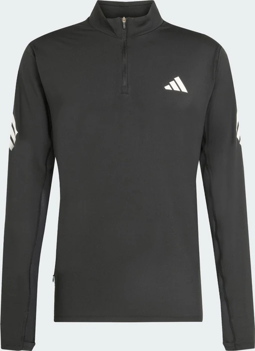 adidas Adi365 Iconic Half Zip Laufshirt langarm schwarz (Herren)
