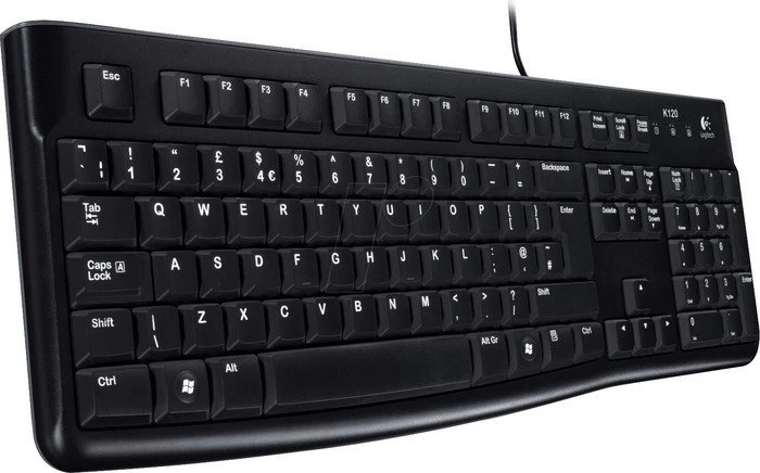 Logitech OEM K120 Keyboard for Business, schwarz, USB, DE