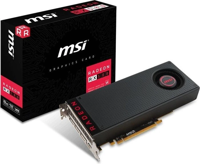 MSI Radeon RX 580 8G, 8GB GDDR5, HDMI, 3x DP