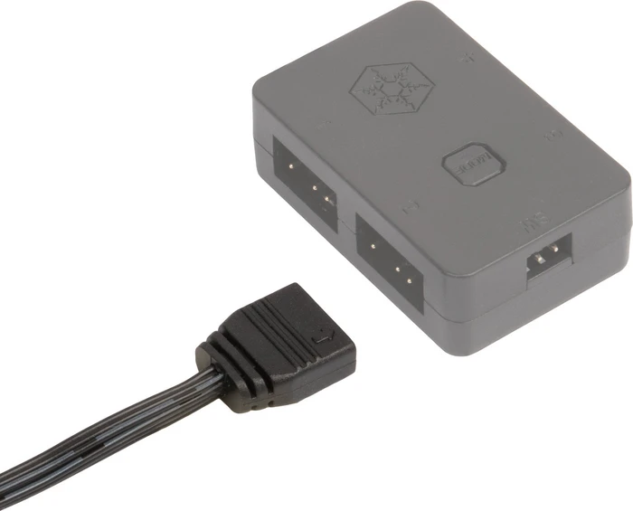 SilverStone CPL03, 1-to-4 ARGB Splitter Cable, 4-fach, 30cm