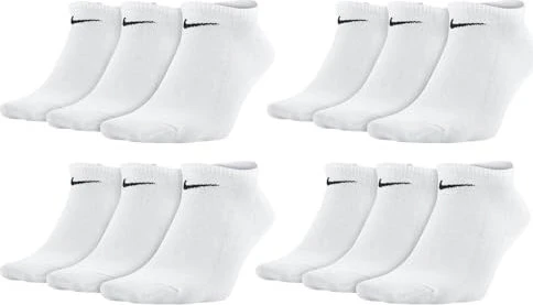 Nike Everyday Lightweight No-Show Socken schwarz/weiß, 6 Paare