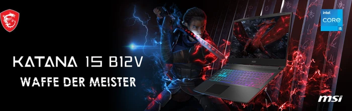 MSI Katana 15 B13VFK-2212, Core Black, Core i7-13620H, 16GB RAM, 512GB SSD, GeForce RTX 4060, DE