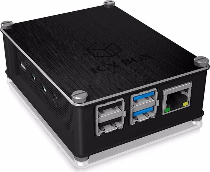 RaidSonic Icy Box Gehäuse für Raspberry Pi 4, schwarz – Bild 3 von 4
