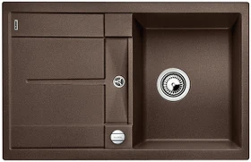 Blanco Metra 45 S-F Einbau Becken reversibel mit Ablauffernbedienung cafe