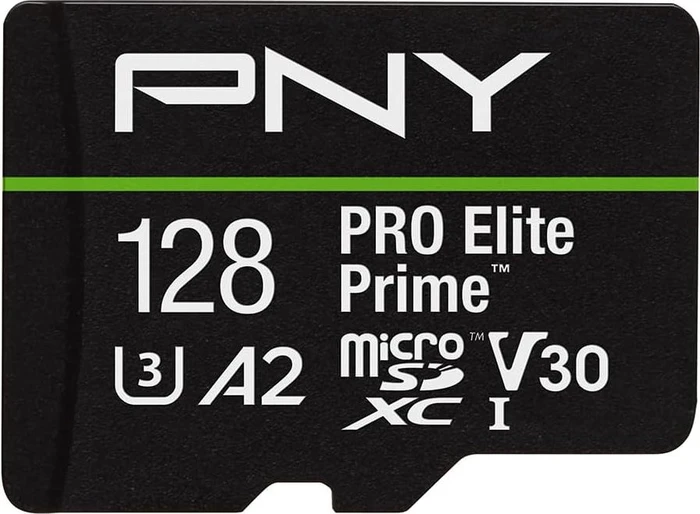 PNY Pro Elite Prime R200/W150 128GB USB-Kit, UHS-I U3, A2, Class 10