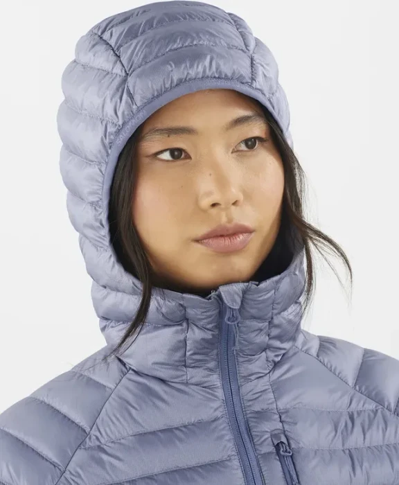 Salomon Elixir Micro Down Hooded Funktionsjacke blue granite (Damen)