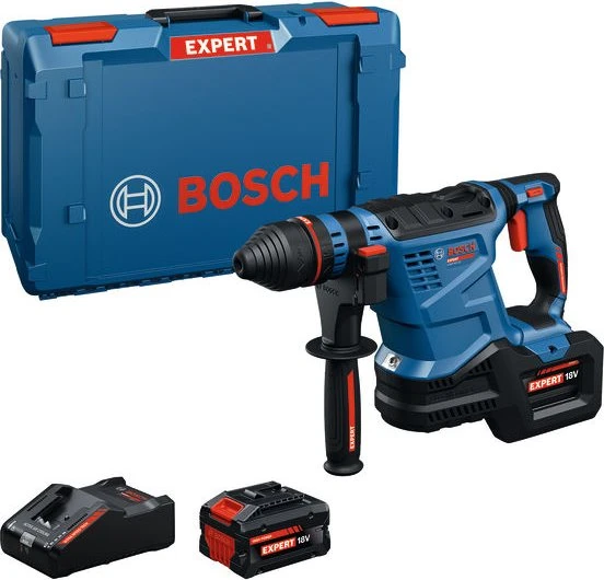 Bosch Professional Expert EXBH18V-32F BITURBO Akku-Bohr-/Meißelhammer inkl. L-Boxx + 2 Akkus 8.0Ah