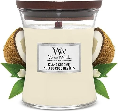WoodWick Island Coconut Duftkerze, 275g