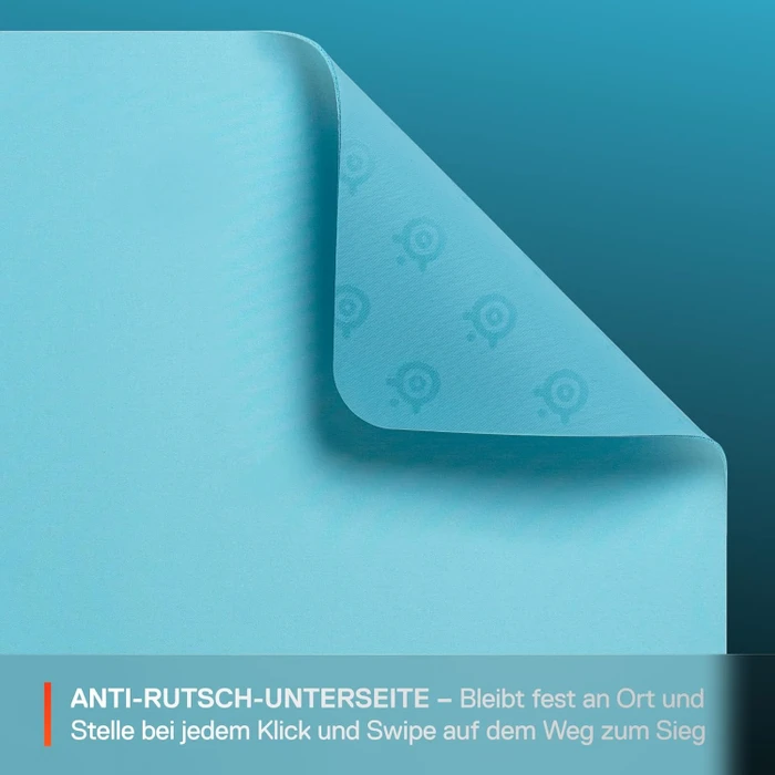 SteelSeries QcK Medium Aqua, 320x270mm, blau