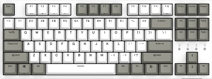 Durgod Taurus K320, Natural White, MX SILENT RED, USB, US