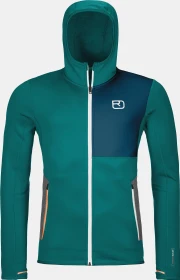 Ortovox Fleece Hoody Funktionsjacke pacific green (Herren)