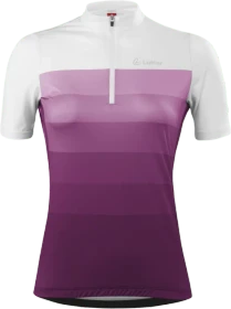 Löffler HZ Rainbow Trikot kurzarm bordeaux (Damen)