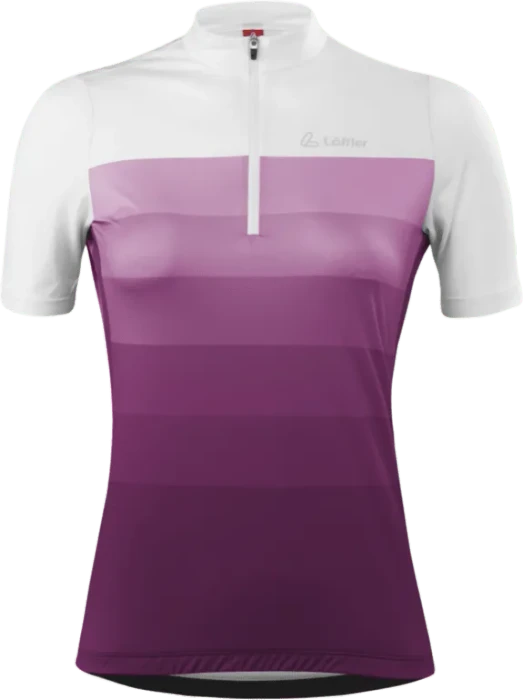 Löffler HZ Rainbow Trikot kurzarm bordeaux (Damen)