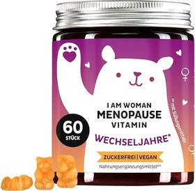 Bears with Benefits I am Woman Menopause Wechseljahre Vitamine zuckerfrei, 60 Stück