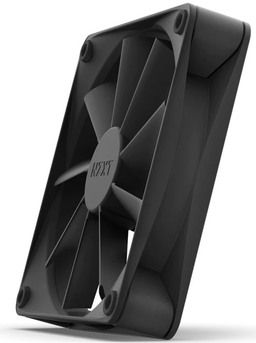 NZXT F Series F120Q (2022), Matte Black, schwarz, 120mm