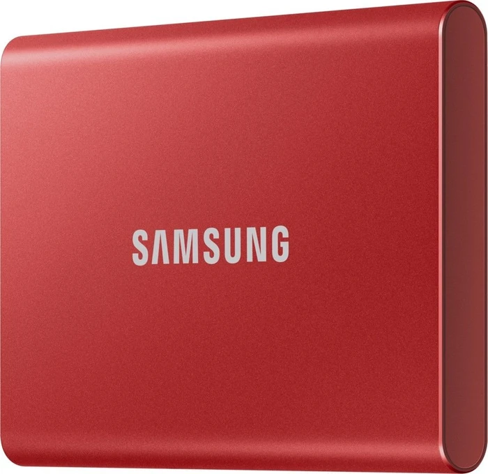 Samsung Portable SSD T7, rot, 500GB, USB-C 3.1