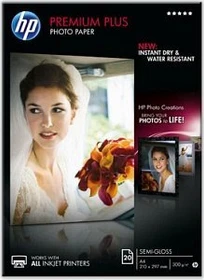 HP Premium Plus Fotopapier matt weiß, A4, 300g/m², 20 Blatt