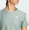 adidas Own The Run Laufshirt kurzarm silver green (Damen) Vorschaubild