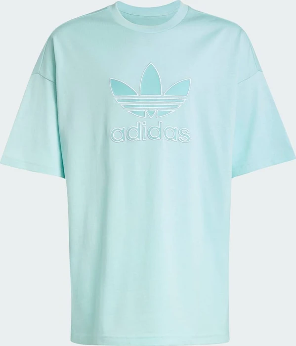 adidas Oversize Trefoil T-Shirt kurzarm semi flash aqua (Junior)