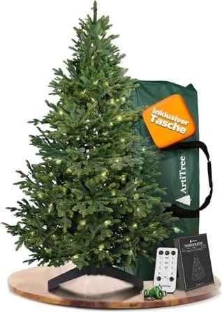 ArtiTree Knstlicher Weihnachtsbaum Fichte 100% Spritzguss mit Beleuchtung  ab  322,95 (2026) | Preisvergleich Geizhals Deutschland