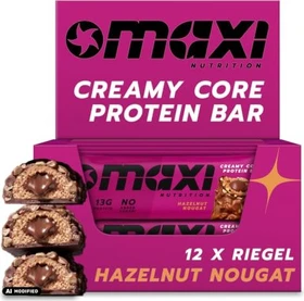 MaxiNutrition Creamy Core Protein Riegel Hazelnut Nougat 540g (12x 45g)