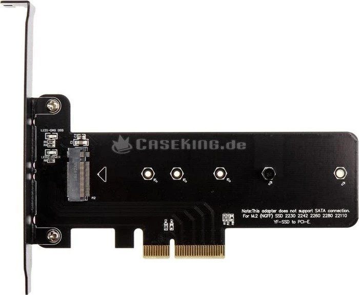 Akasa M.2 SSD to PCIe adapter card