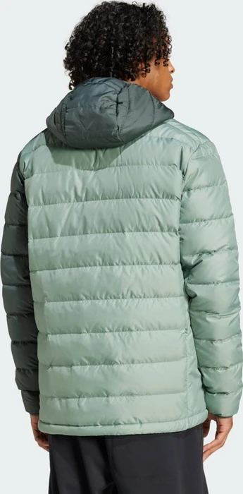 adidas Terrex Multi Light Hooded Daunen Jacke silver green/legend ivy (Herren)