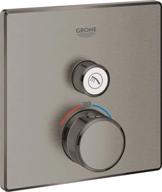 Grohe Grohtherm SmartControl Thermostat mit 1 Ventil hard graphite gebürstet