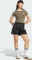 adidas 3-Streifen Slim Raglan T-Shirt kurzarm olive strata mel. (Damen) Vorschaubild