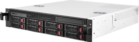 SilverStone RM21-308, Rackmount Storage, schwarz/grau, 2HE, ATX